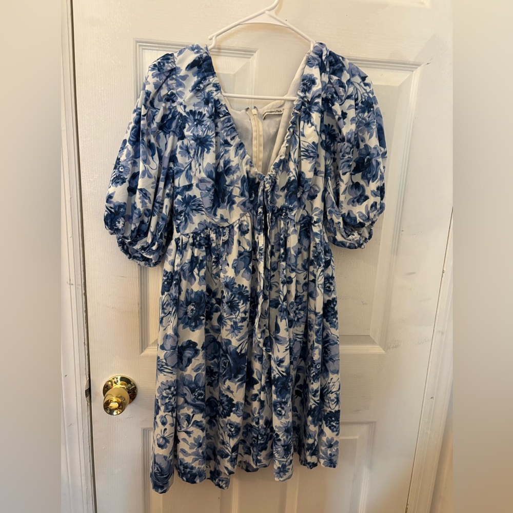 Abercrombie & Fitch Blue Floral Dress